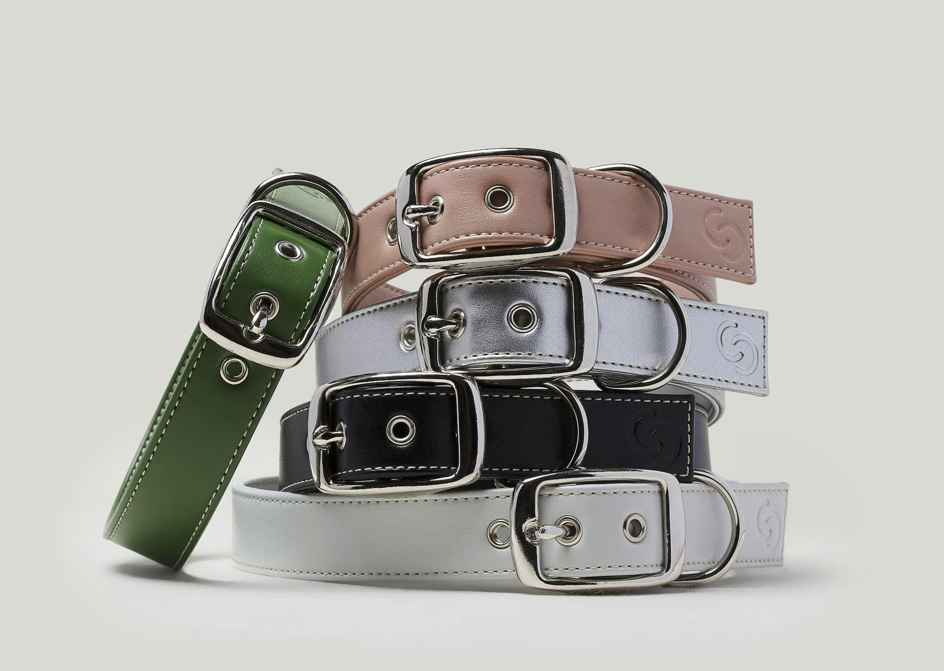Luxury apple leather dog collar (thick)