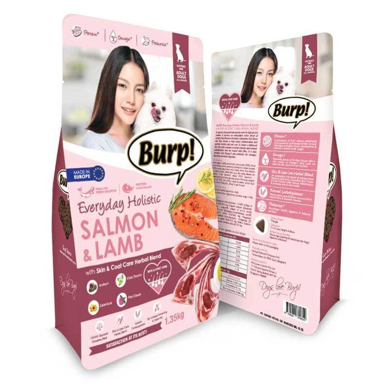 Burp! Everyday Holistic Salmon & Lamb With Skin & Coat Care Herbal Blend (Dog)