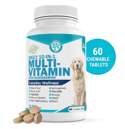 10-In-1 Multi-vitamin + Glucosamine Liver Flavour